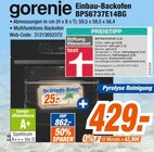 Einbau-Backofen BPS6737E14BG Angebote von Gorenje bei expert Oberursel für 429,00 €