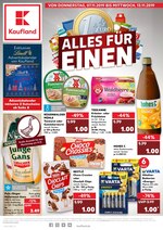 Kaufland Prospekt "ALLES FÜR EINEN", 48 Seiten, für Erlangen, 07.11.2019 - 13.11.2019 Kaufland Prospekt "ALLES FÜR EINEN", 48 Seiten, für Erlangen, 07.11.2019 - 13.11.2019