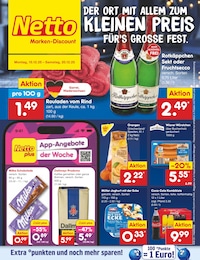 Netto Marken-Discount Prospekt für Friedrichskoog mit 64 Seiten Netto Marken-Discount Prospekt für Friedrichskoog: "Aktuelle Angebote", 64 Seiten, 15.12.2025 - 20.12.2025
