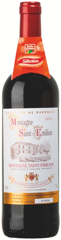 BELLE FRANCE Montagne Saint-Emilion 2021