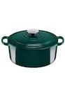 Cocotte Tefal Cocotte fonte ronde 24 cm Vert forêt - Tefal à 69,99 € dans le catalogue Darty