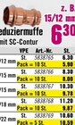 Sanitärbedarf im Hornbach Prospekt Reduziermuffe mit SC-Contur im aktuellen Hornbach Prospekt für 5,90 €
