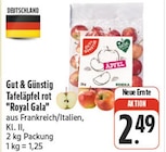 Tafeläpfel rot Royal Gala Angebote von Gut & Günstig bei EDEKA Dresden für 2,49 €