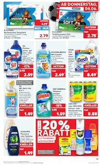 Weichspüler im Kaufland Prospekt "Hier bin ich richtig" mit 62 Seiten (Potsdam)