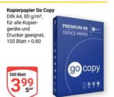 Kopierpapier im Angebot bei GLOBUS in Homburg Kopierpapier Angebote von Go Copy bei GLOBUS Homburg für 3,99 €