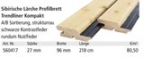 Sibirische Lärche Profilbrett im aktuellen Holz Possling Prospekt