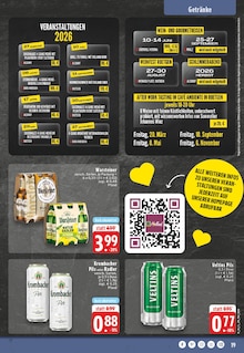 Warsteiner im EDEKA Prospekt "Aktuelle Angebote" mit 26 Seiten (Alsdorf)