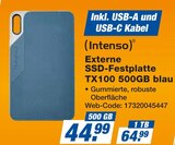 Externe SSD-Festplatte im Angebot bei expert in Peine Externe SSD-Festplatte Angebote von Intenso bei expert Peine für 44,99 €