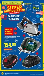 Prix et réduction Scie Circulaire dans le prospectus Lidl en cours Offre Scie Circulaire dans le catalogue Lidl du moment à la page 24