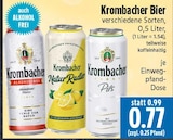 Aktuelle Krombacher Angebote bei EDEKA in Gießen Aktuelles Bier Angebot bei EDEKA in Gießen ab 0,77 €