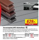 Terrassenpaket WPC-Bodendielen Angebote bei toom Baumarkt Wolfsburg für 629,00 €