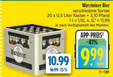 Bier Angebote von Warsteiner bei diska Oschatz für 9,99 €
