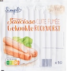 Saucisse cuite fumée - SIMPL dans le catalogue Carrefour Market