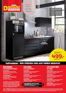 Küchenmöbel im hofmeister Prospekt "schön günstig wohnen" mit 8 Seiten (Stuttgart)