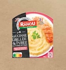 Saucisse grillée & purée de pomme de terre sauce moutarde & oignons émincés - MONIQUE RANOU à 1,65 € dans le catalogue Intermarché