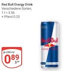 Energy Drink Angebote von Red Bull bei GLOBUS Bochum für 0,89 €