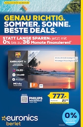 EURONICS Prospekt "GENAU RICHTIG. SOMMER. SONNE. BESTE DEALS." für Ense, 8 Seiten, 23.07.2026 - 29.07.2026