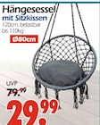 Aktuelles Hängesessel mit Sitzkissen Angebot bei Wreesmann in Dresden ab 29,99 €