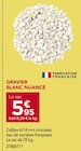 Gravier Blanc Nuancé en promo chez Gedimat Vincennes à 5,95 €