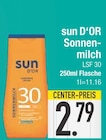Sonnenschutz im EDEKA Prospekt Sonnenmilch von sun D‘OR im aktuellen EDEKA Prospekt für 2,79 €