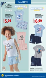 Disney Angebote im Prospekt "Fan de l'été" von Lidl Disney Angebote im Prospekt "Fan de l'été" von Lidl auf Seite 64