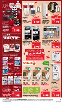 Beleuchtung Angebot im Kaufland Prospekt, gültig von 07.12.2023 bis 13.12.2023 Beleuchtung Angebot im aktuellen Kaufland Prospekt auf Seite 39