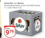Aktuelle Lübzer Angebote bei GLOBUS in Erfurt Aktuelles Bier oder Biermix Angebot bei GLOBUS in Erfurt ab 9,79 €