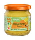 Mango im Lidl Prospekt Veganer Bio Brotaufstrich Papaya Mango Curry von Vemondo im aktuellen Lidl Prospekt für 1,00 €