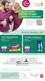 mea - meine apotheke Prospekt Unsere April-Angebote mit 4 Seiten