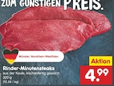 Aktuelles Rinder-Minutensteaks Angebot bei Netto Marken-Discount in Recklinghausen ab 4,99 €