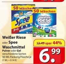 Weißer Riese oder Spee Waschmittel Angebot in Eicklingen im aktuellen Prospekt bei famila Nordost in Eicklingen