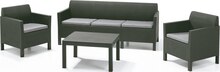 Salon de jardin chicago graphite - Géant Casino à Montpellier Salon de jardin chicago graphite en promo chez Géant Casino Montpellier à 188,30 €