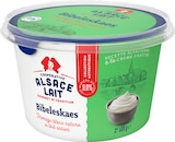 Fromage blanc bibelskaes nature - ALSACE LAIT dans le catalogue Cora