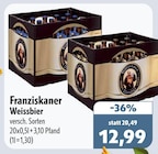 Weissbier von Franziskaner im aktuellen aktiv & irma Prospekt