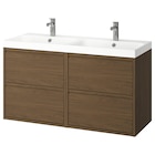 Waschbeckschr/Waschbeck/Mibatterien braun Eichenachbildung von ÄNGSJÖN / BACKSJÖN für 609,00 € bei IKEA im Angebot Waschbeckschr/Waschbeck/Mibatterien braun Eichenachbildung von ÄNGSJÖN / BACKSJÖN im aktuellen IKEA Prospekt