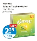 Balsam Taschentücher von Kleenex im aktuellen V-Markt Prospekt für 2,29 €