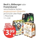 Beck's im V-Markt Prospekt Beck's von im aktuellen V-Markt Prospekt für 3,99 €