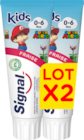 SIGNAL DENTIFRICE KIDS FRAISE 2X75ML - SIGNAL dans le catalogue Auchan Hypermarché