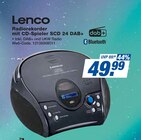 Radiorekorder mit CD-Spieler SCD 24 DAB+ im Angebot bei expert in Unna Radiorekorder mit CD-Spieler SCD 24 DAB+ Angebote von Lenco bei expert Unna für 49,99 €