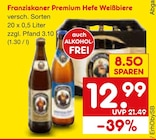 Premium Hefe Weißbiere von Franziskaner im aktuellen Netto Marken-Discount Prospekt für 12,99 €