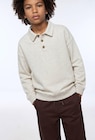 Sweat col polo en coton BIO GOTS en promo chez Monoprix Margaret Sweat col polo en coton BIO GOTS dans le catalogue Monoprix Margaret