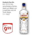 Dry Gin Angebote von Gordon's bei GLOBUS Saarbrücken für 9,99 €