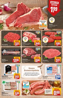 Bratwurst im aktuellen REWE Prospekt (Heidelberg) Bratwurst im REWE Prospekt "Dein Markt" mit 34 Seiten (Heidelberg)