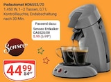 Padautomat HD6553/70 im Angebot bei GLOBUS in Brühl Padautomat HD6553/70 Angebote von Senseo bei GLOBUS Brühl für 5,99 €