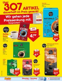 Kaffee im Netto Marken-Discount Prospekt "Aktuelle Angebote" mit 63 Seiten (München)