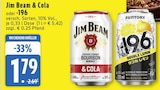 Jim Beam & Cola Angebote von Jim Beam bei EDEKA Köln für 1,79 €