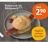 Aktuelles Bratwurst im Rhönweck Angebot bei tegut in Fürth ab 2,90 €