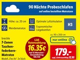 7-Zonen Taschenfederkern-Matratze Angebote von breckle bei Lidl Kamp-Lintfort für 16,35 €
