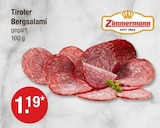 Zimmermann im V-Markt Prospekt Tiroler Bergsalami von Zimmermann im aktuellen V-Markt Prospekt für 1,19 €