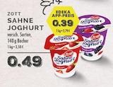 Sahne Joghurt im Angebot bei E center in Dinslaken Sahne Joghurt Angebote von Zott bei E center Dinslaken für 0,39 €